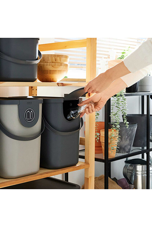 Albula Çöp Kovası Bej 25 lt - 3