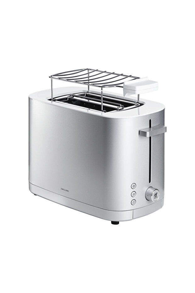 Enfinigy Toaster with Grill 2 Slots 2 Slices Gray