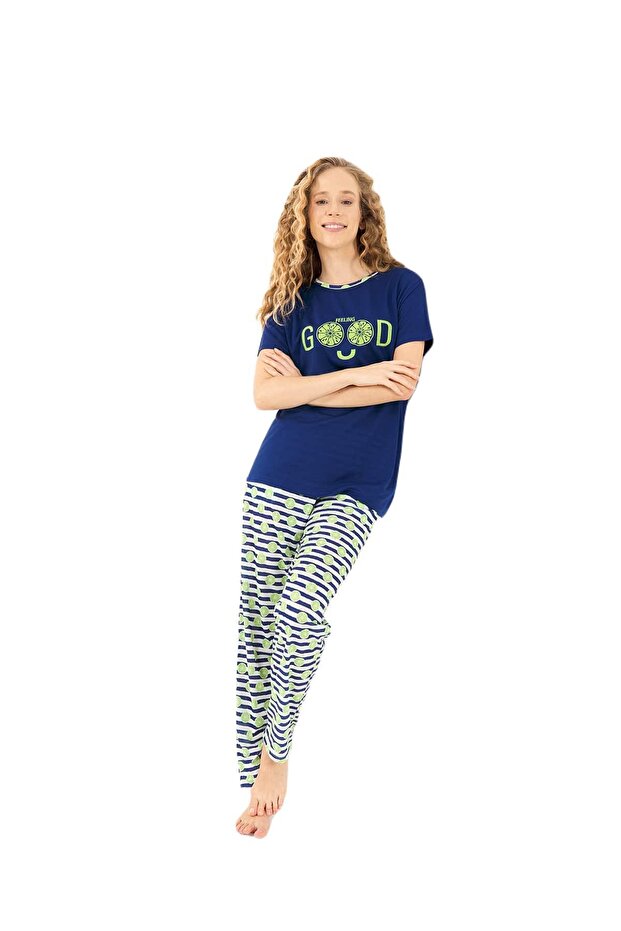 Short Sleeve Women's Pajama Set Bpj1901