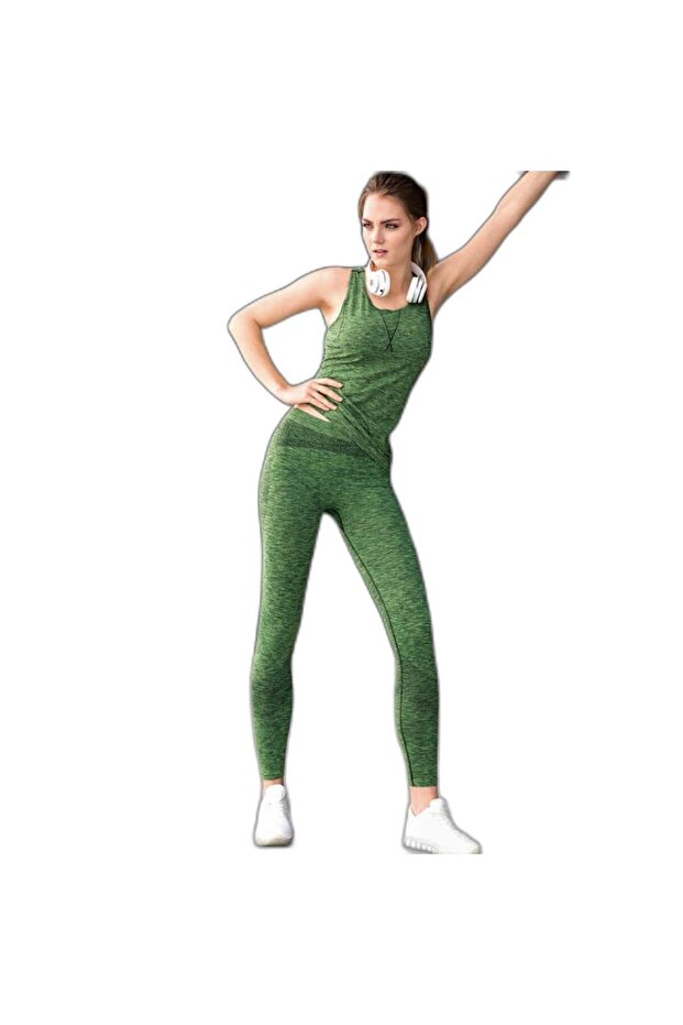 Green Sports Tights S211