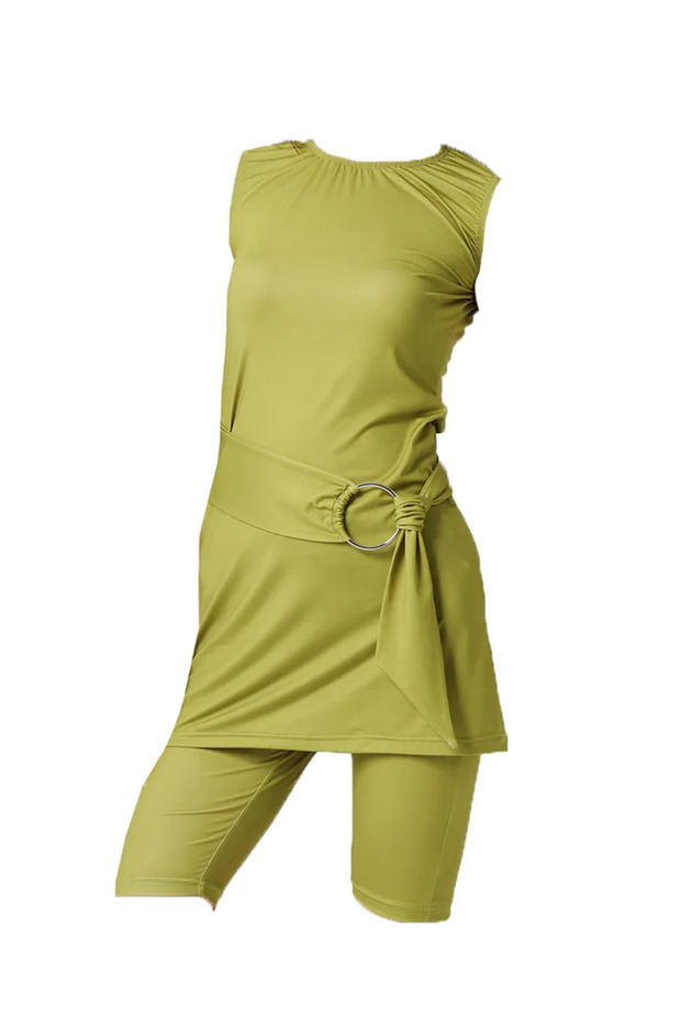 Hijab swimsuit 23819-01 pistachio green