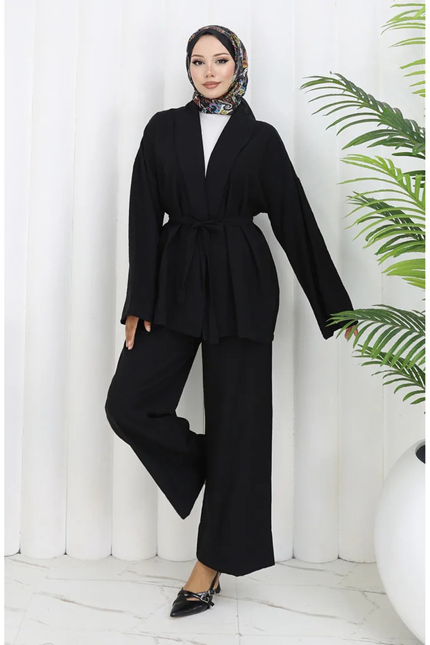 Kimono pants double set 11322-01 black