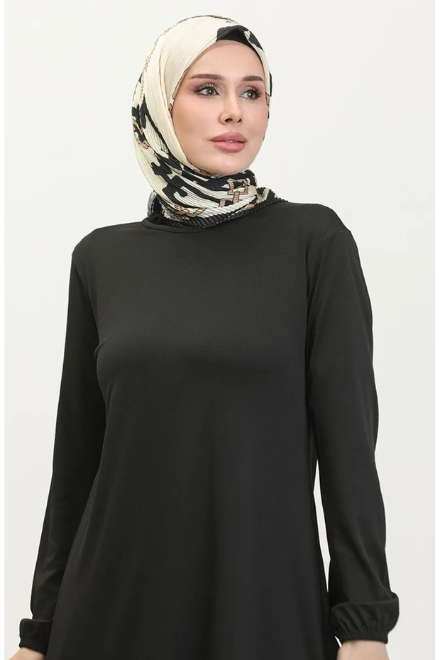 Sade Basic Black Tunic 8758-01 Black - 3