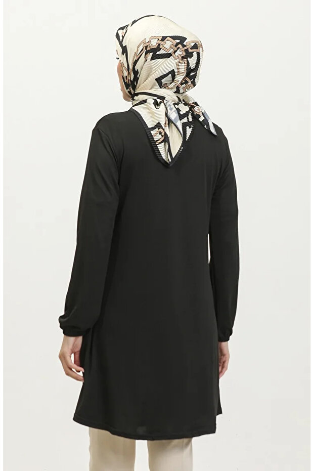 Sade Basic Black Tunic 8758-01 Black - 5