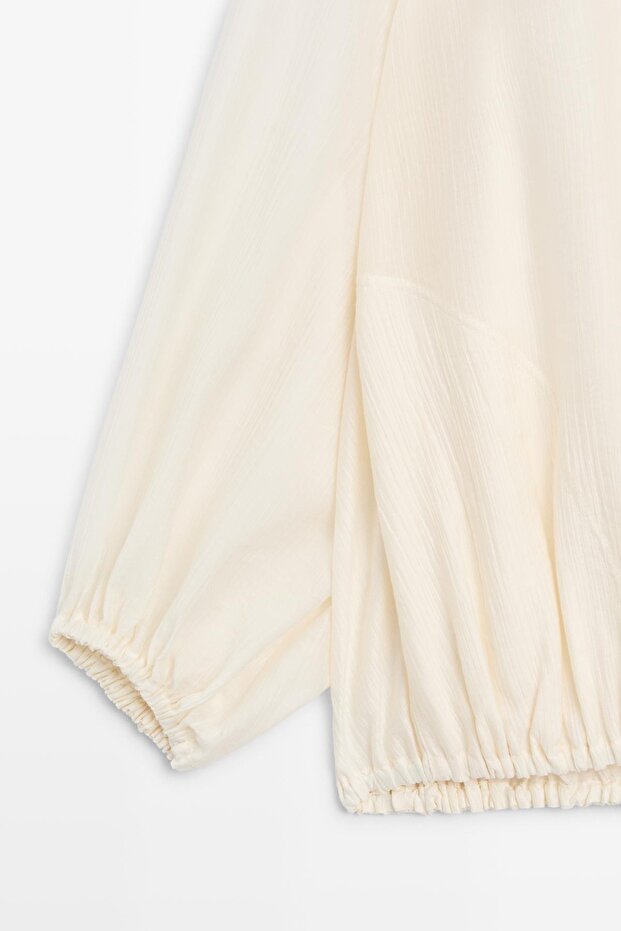 Şeffaf bomber ceket - 7