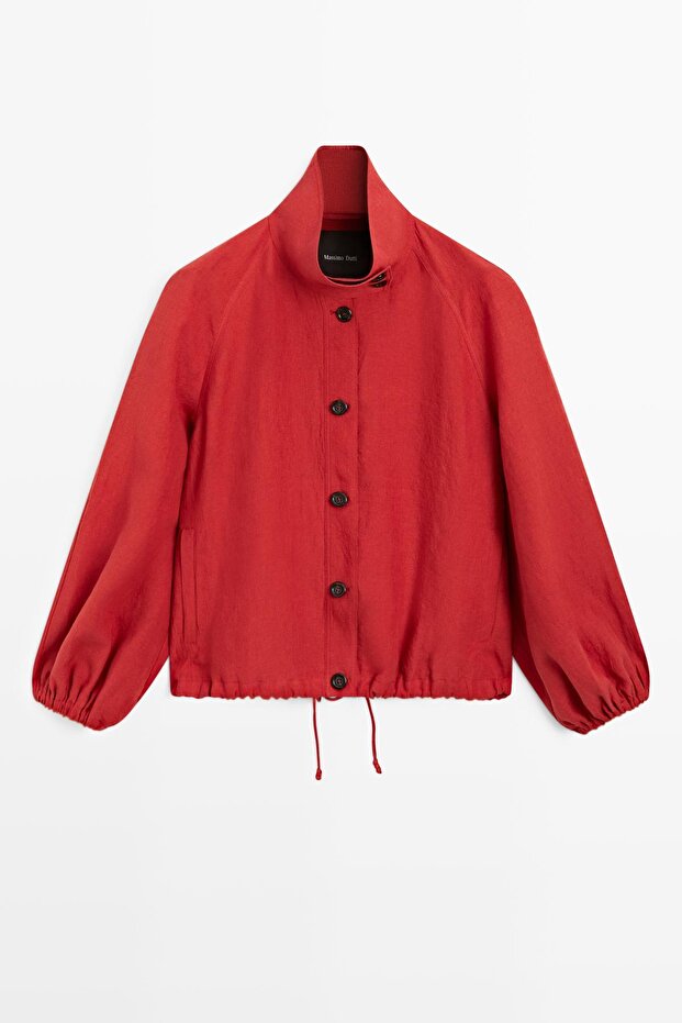 Keten bomber ceket - 5