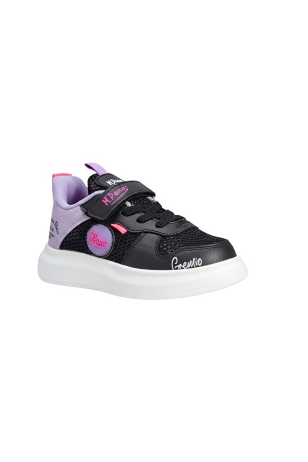 Children's Knitted Sports Shoes 3405 - Black - 34