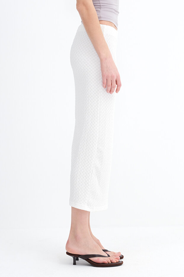 Dokulu Midi Etek E0575 - 5