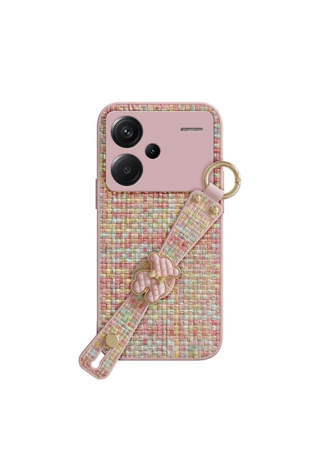 Xiaomi Redmi Note 13 Pro Plus 5g Compatible Case Teddy Silicone Case Pink
