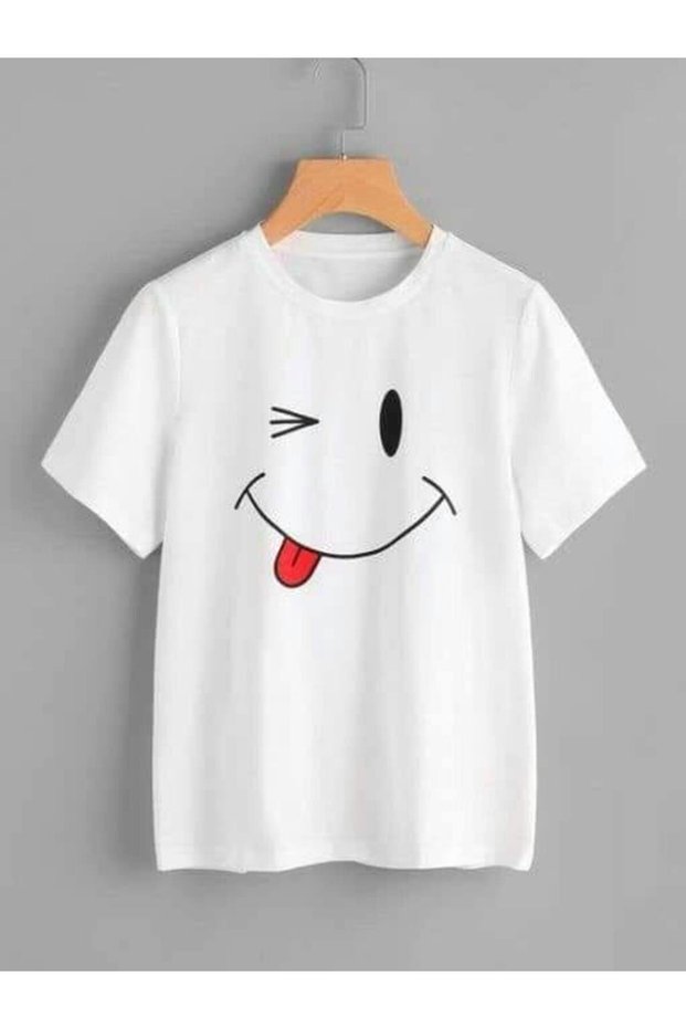 Oversized White Unisex T-Shirt Printed Relaxed Fit Casual Stylish Streetwear