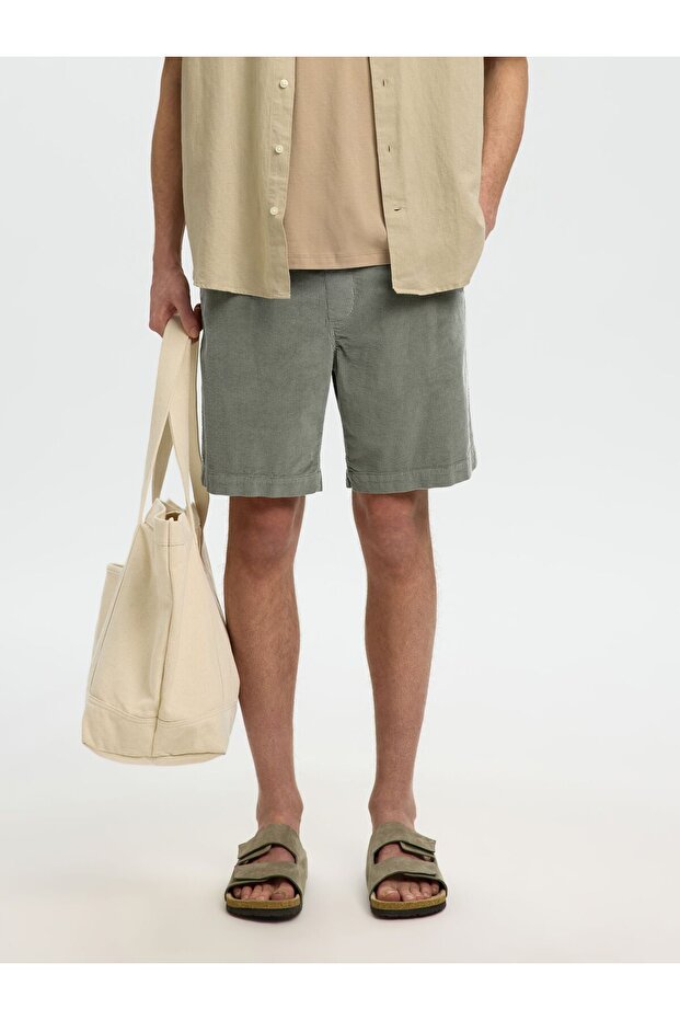 Shorts Regular Fit Cord - 1