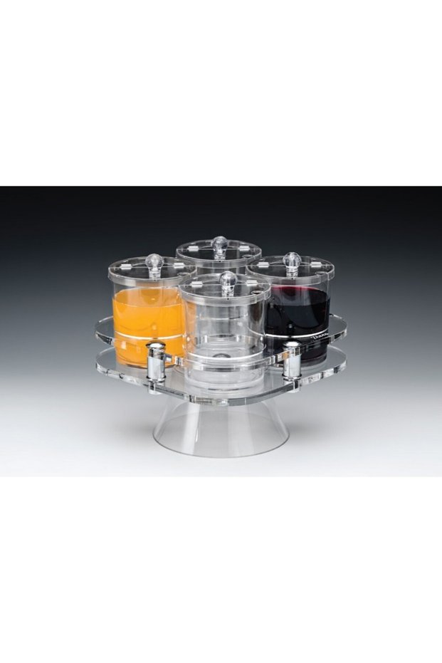 Rotating Spice Bowl Stand Set Sauce Bowl and Jam Bowl