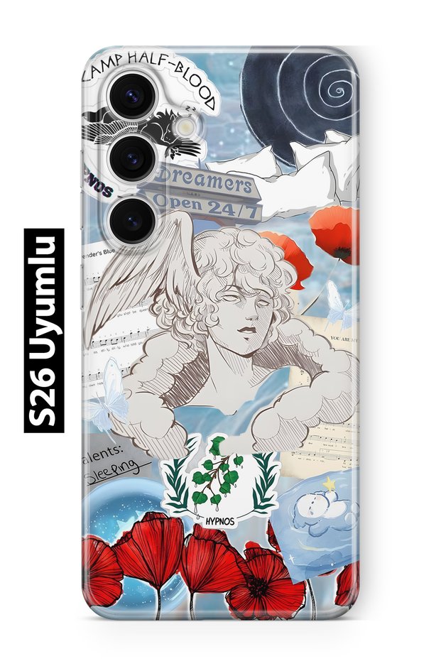 Samsung Galaxy S26 Compatible Hypnos Patterned Transparent Phone Case