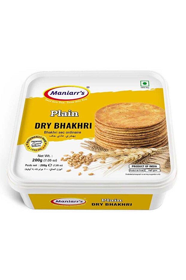 Traditional Plain Bhakhri Crisps (200g)