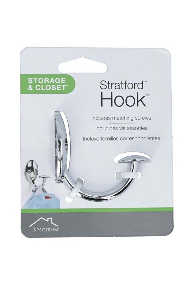 Hook Single Chrome Stratford
