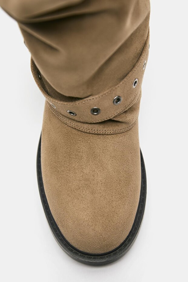 Tokalı çoraplı tayt bot - 3