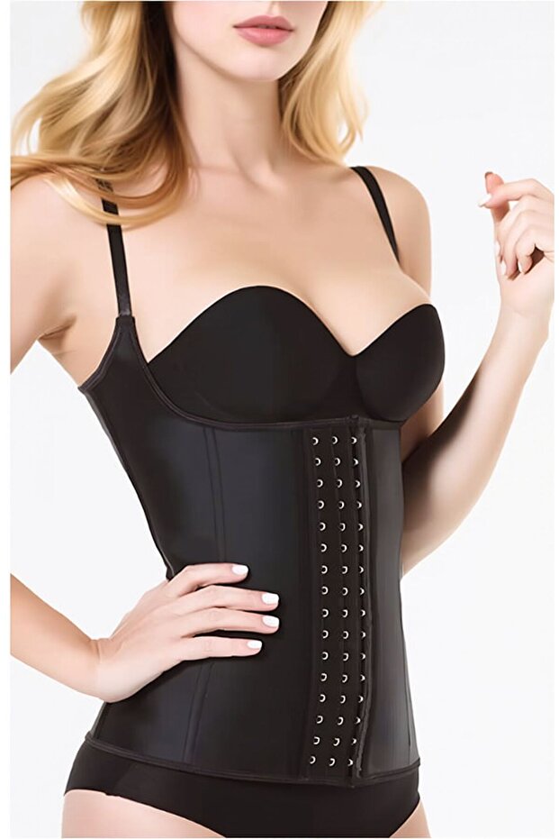 Latex Firming Waist & Abdominal Corset - Abdominal Corset with Hourglass Effect and Upright Posture Support