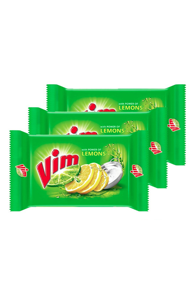Lemon Dishwash Bar Soap (3 x 200g Pack)