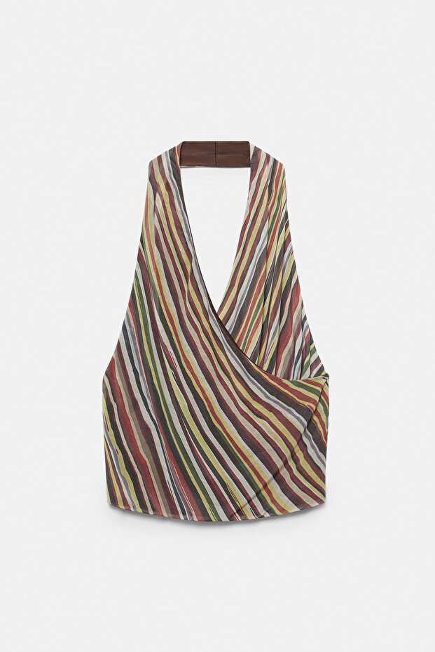 Çizgili halter top - 8