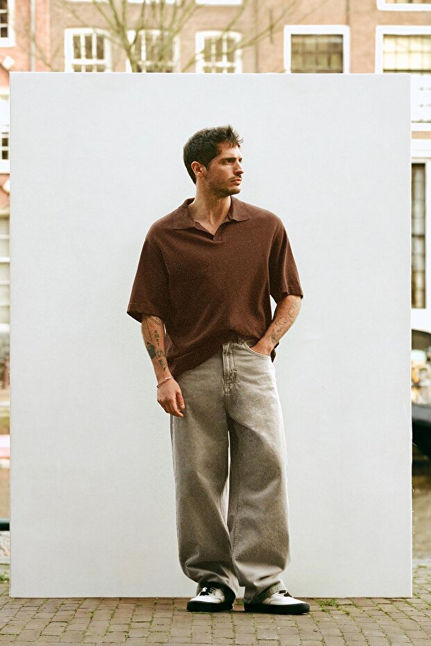 Kısa kollu örgü polo - 3