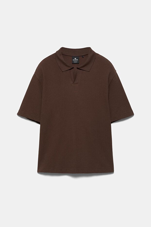 Kısa kollu örgü polo - 4