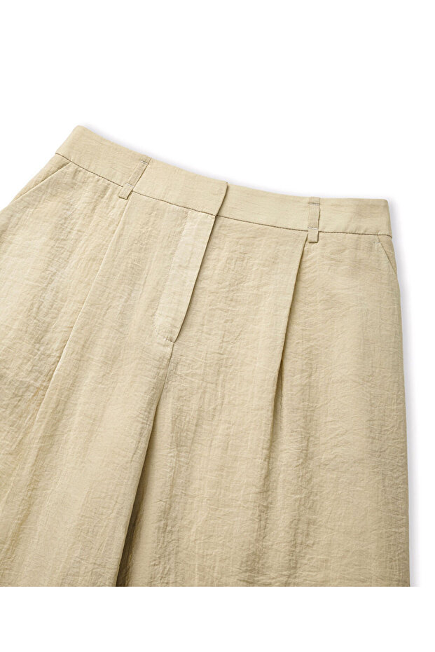 Kırışık efektli bermuda - 2