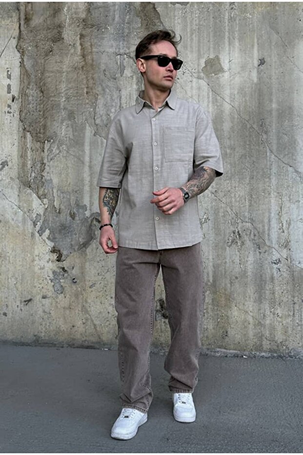 Basic Pocketed Shirt - 5