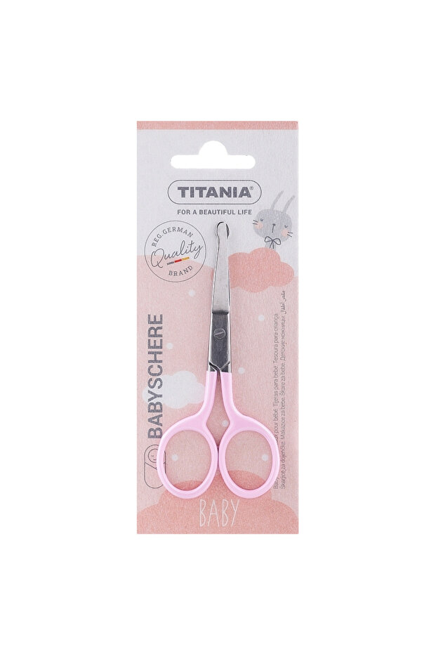 Stainless Steel Baby Scissors with Lacquered Handles
