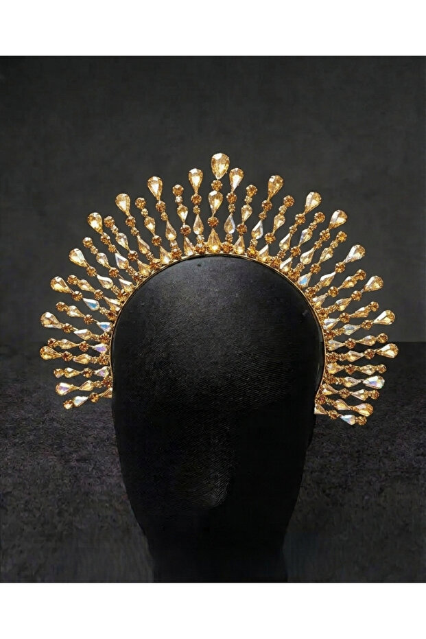 Maybe Model High Bridal Crown, Henna Crown, after Party Crown