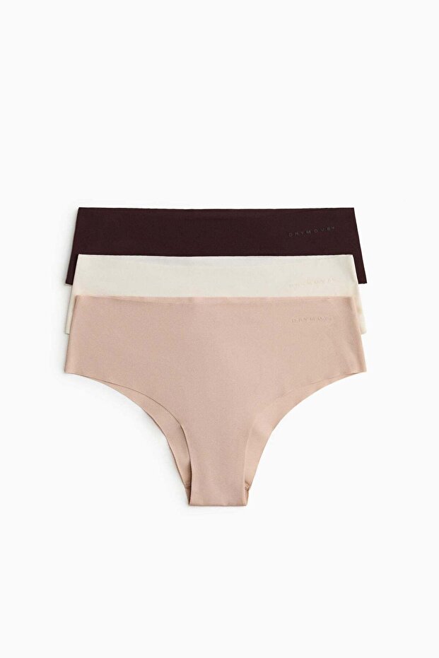 3-pack DryMove™ Sports hipster briefs