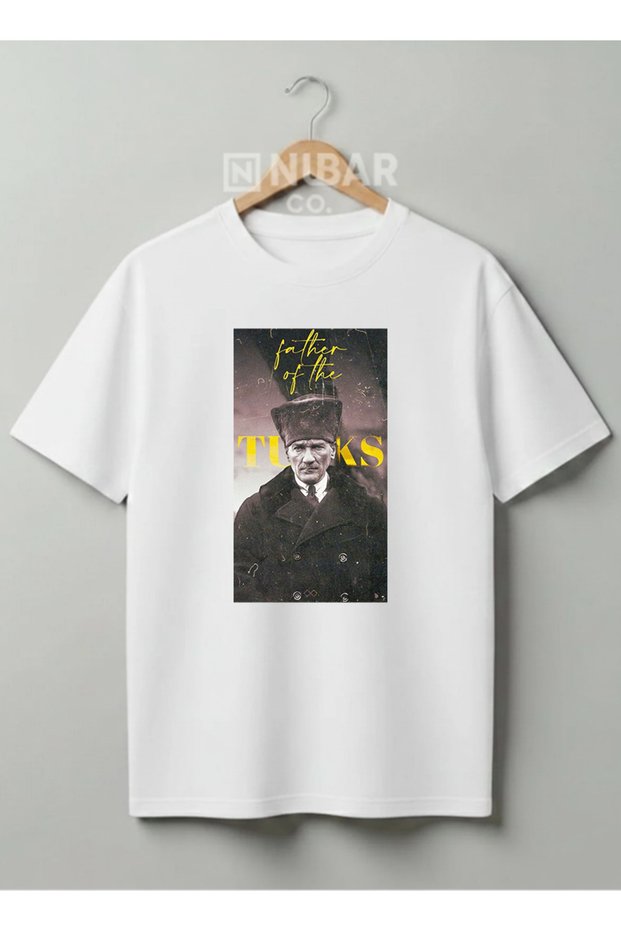 Mustafa Kemal Ataturk Designed Cotton T-Shirt National Holidays Special Series Children & Adult-Unisex