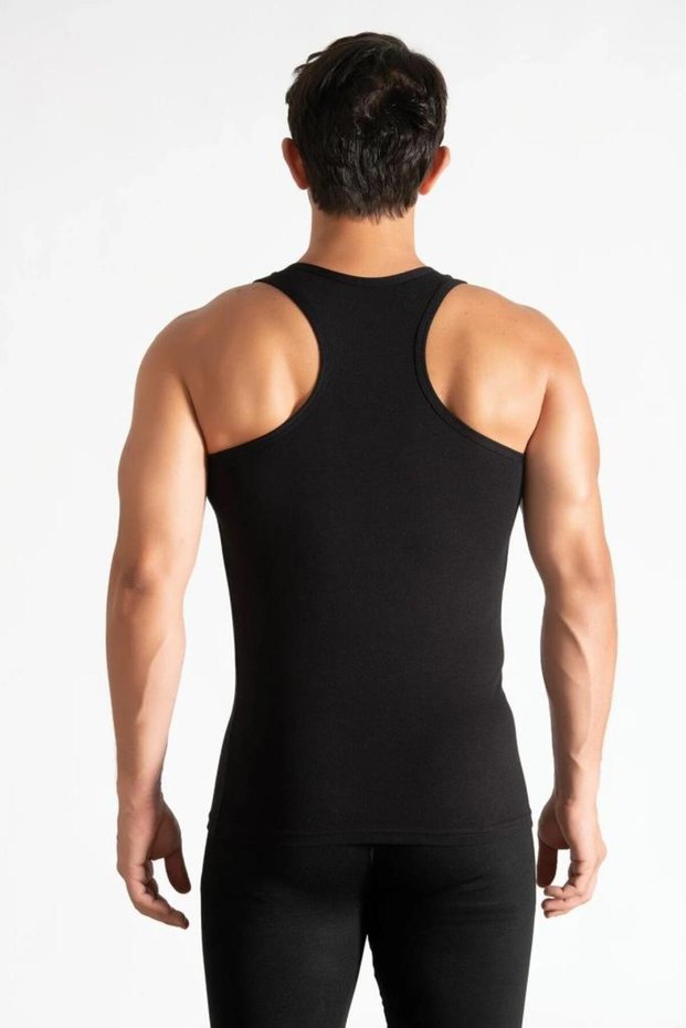 3 Pack Men's Ribbed Sports Undershirt Men's Athlete Undershirt 0118