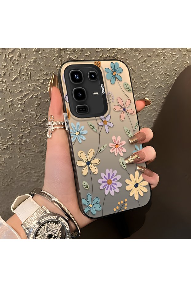 Infinix Note 50/Note 50 Pro Compatible Stylish Floral Pattern Anti-Drop Phone Case