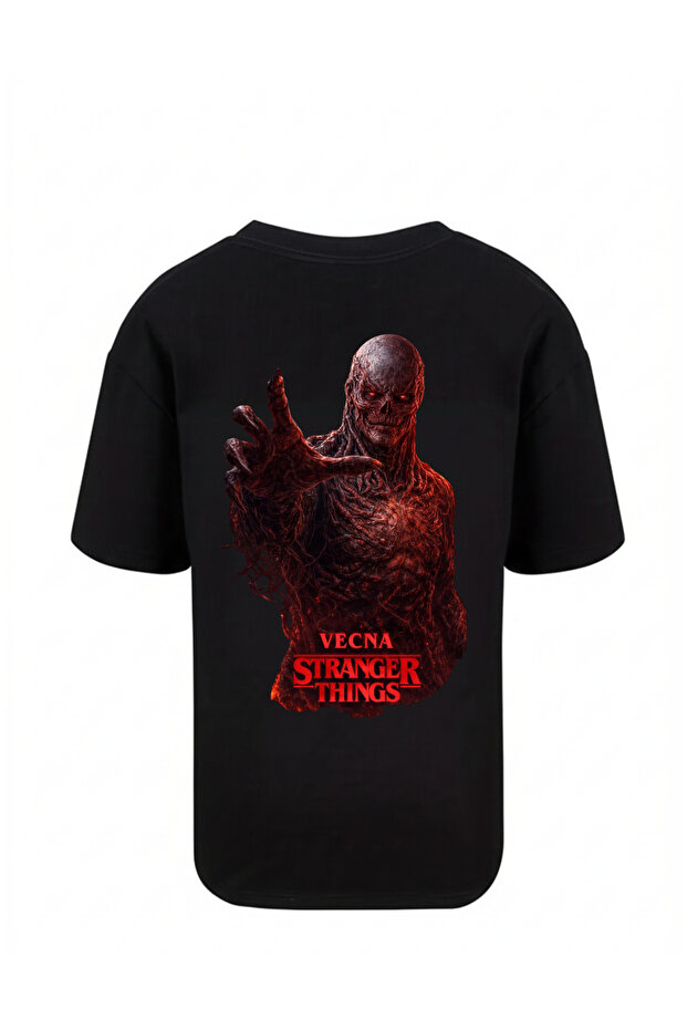 Stranger Things Vecna Printed Oversized T-Shirt - 1