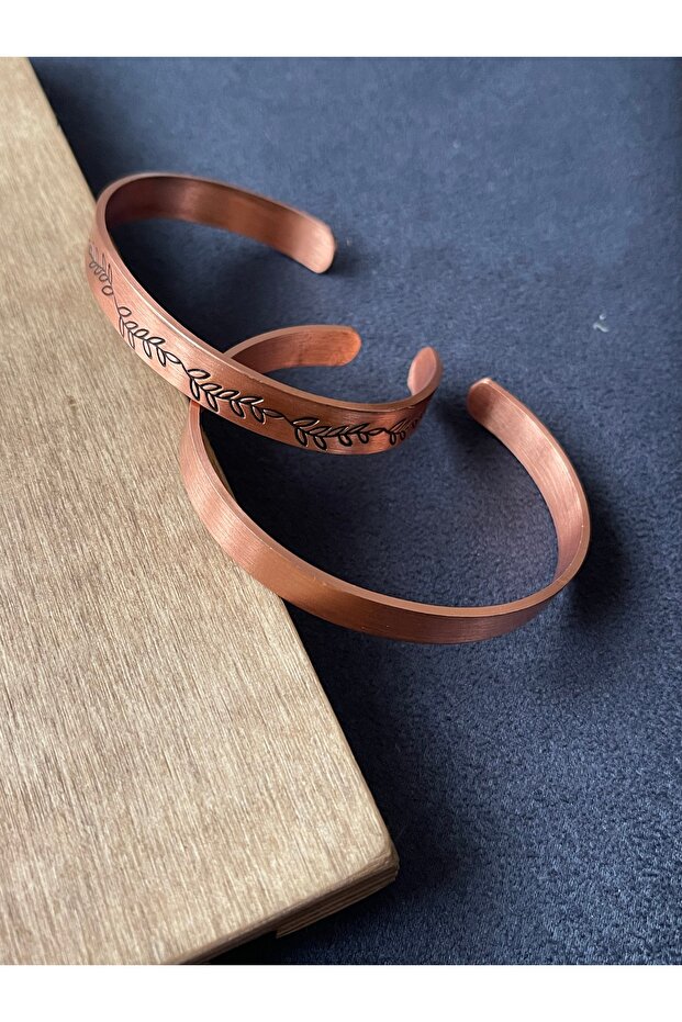 2 Piece Copper Combination Bracelet 100% Copper Bracelet Handmade Copper Bracelet Pure Copper Bracelet