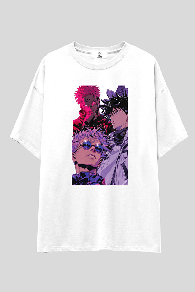 Jujutsu Kaisen T-Shirt |   Unisex 100% Cotton Black & White Anime Printed Custom Design Tee
