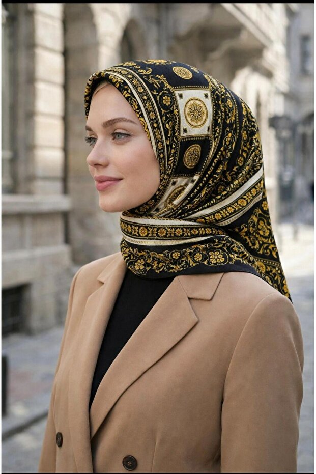 Patterned Scarf - 1