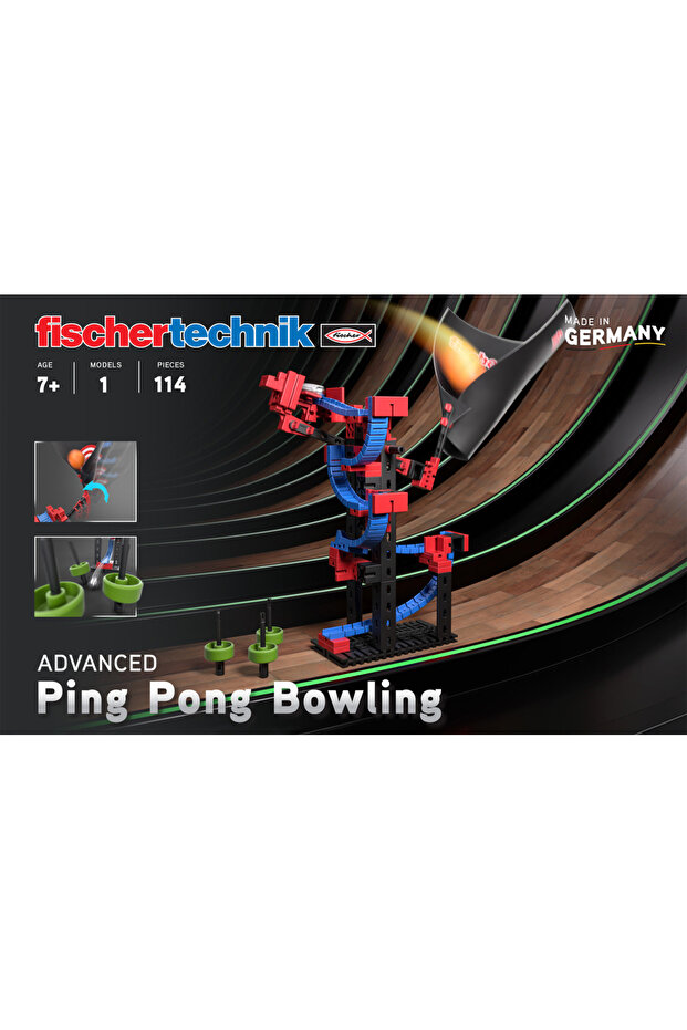 Kit STEM Construieste si joaca Ping pong bowling, - 2