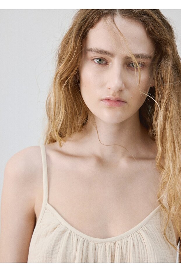 Uzun şifon elbise - 6