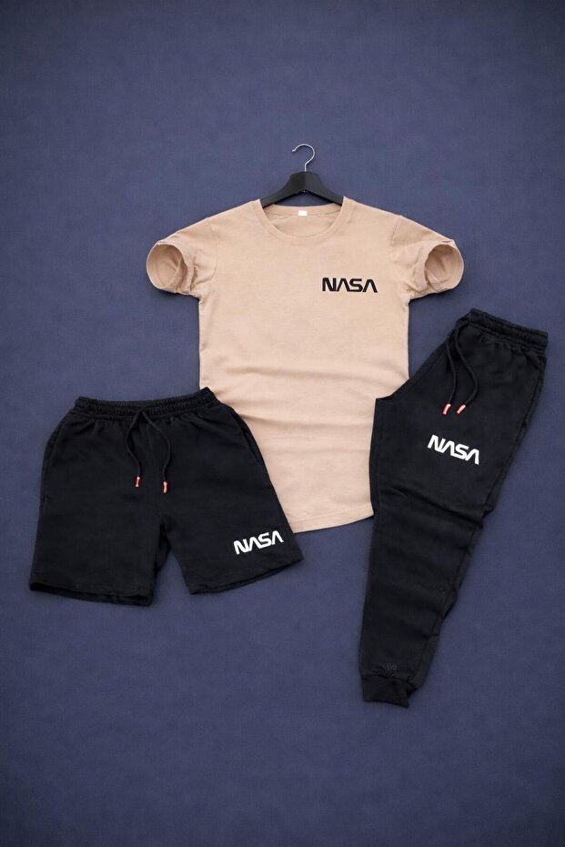 Unisex Nasa Printed 3-Piece Combination Set