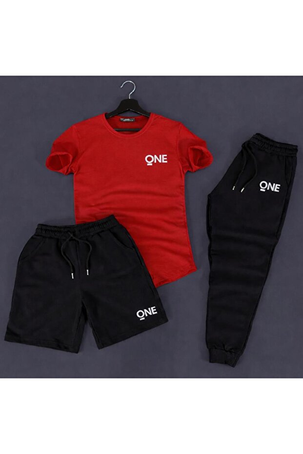 Unisex One Printed 3-Piece Combination Set