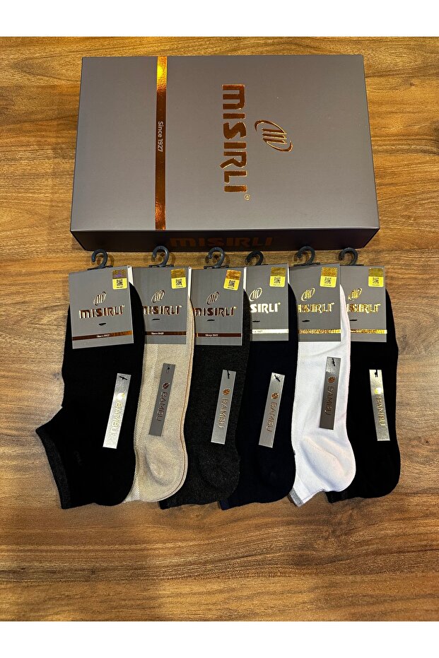 Men's Bamboo Seamless Breathable Sweat-Free Odor-Free Comfortable Casual Booties Socks 6-Pack