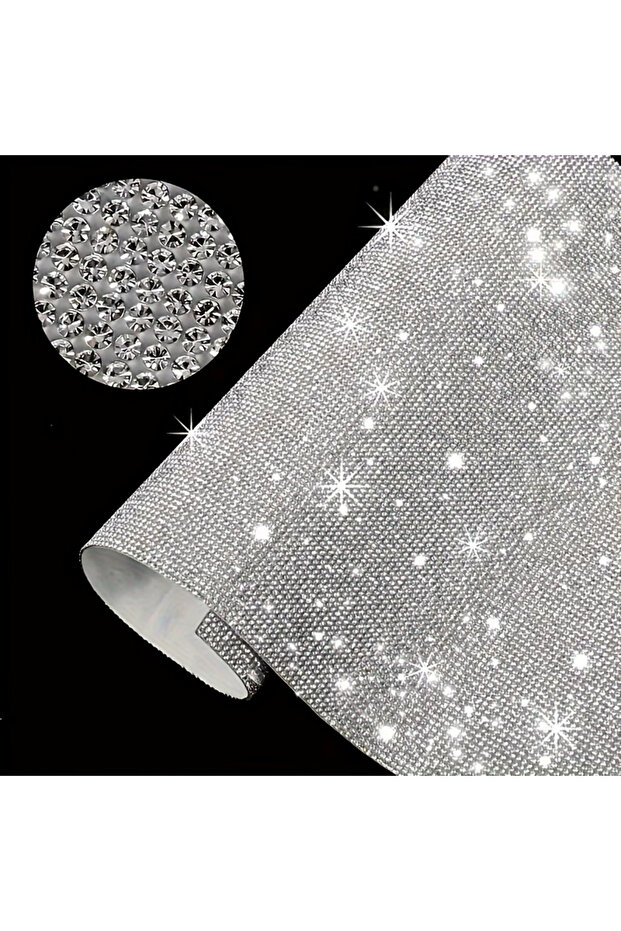 Self-Adhesive Crystal Stone Sheet Ss6(2mm) Crystal Ab Stone Sheet (24Cmx40Cm)
