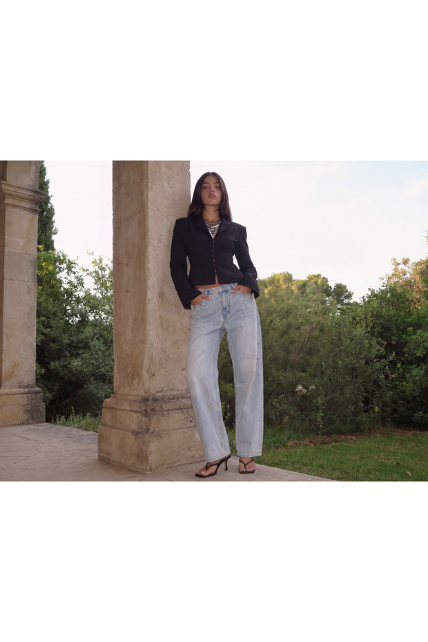 Keten Tailored Blazer Ceket - 5