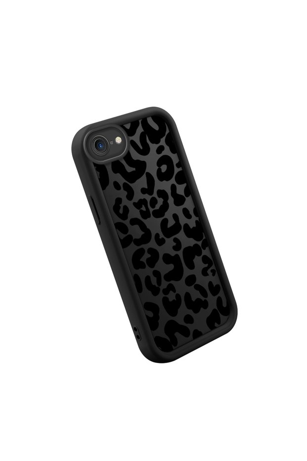 iPhone 7/8/Se 2020 2022 Compatible High Quality Tiger Pattern Black Case