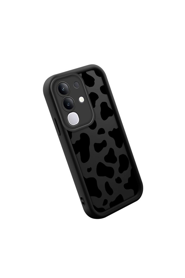 Vivo Y29 4g Compatible High Quality Tiger Patterned Black Case