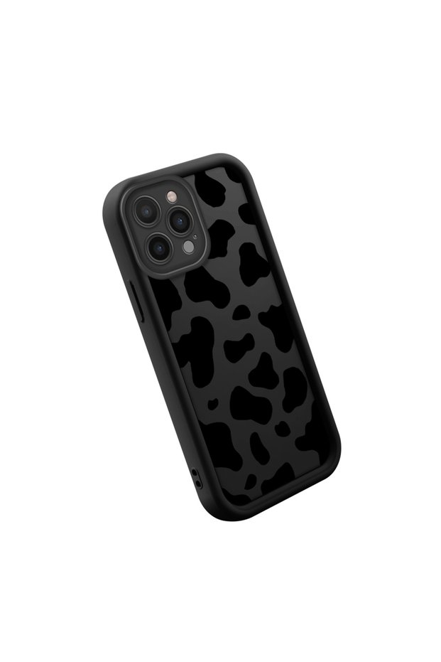 High Quality Tiger Pattern Black Case Compatible with iPhone 16 Pro Max