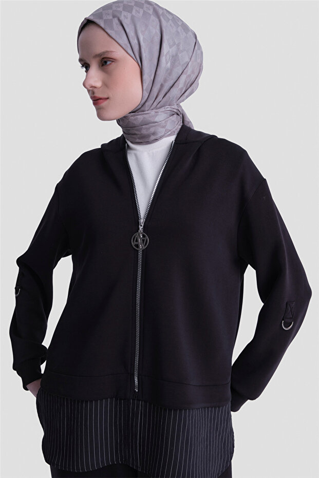 Mixli Örme Takım Siyah - 4