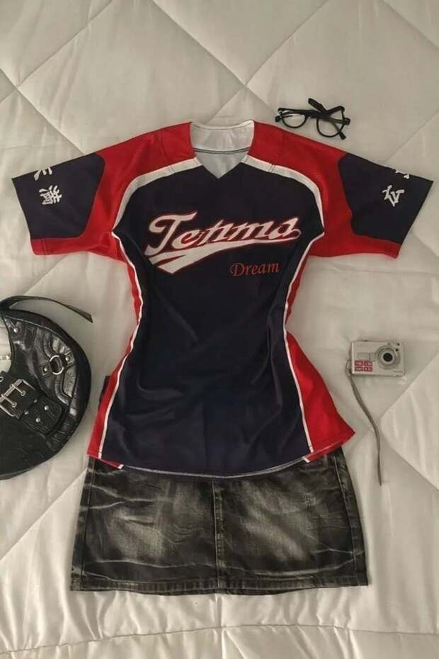 Navy Blue Tenma Dream Vintage Japanese Jersey