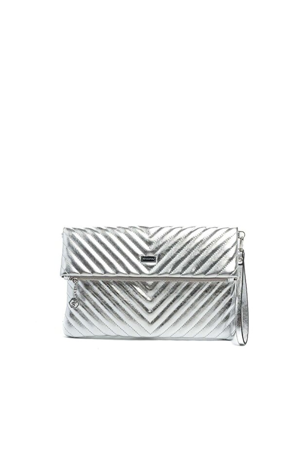 Silver & polo sp1134 women's portfolio & clutch - crash silver-silver